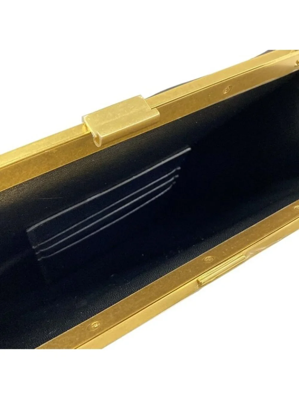 ★SOLD★ Celine Shoulder Bag Clasp Mini Black Leather - Picture 7 of 15